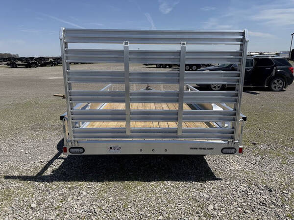 2026 Sure-Trac 7''x14' 7k aluminum tube top utility tra