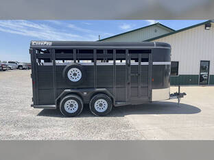 2026 CORNPRO 6'X16' Livestock 7K Charcoal W/Spare