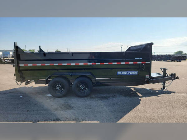 2026 Sure-Trac 7'x16' 14k / 3' high side / tele / 7 ga.