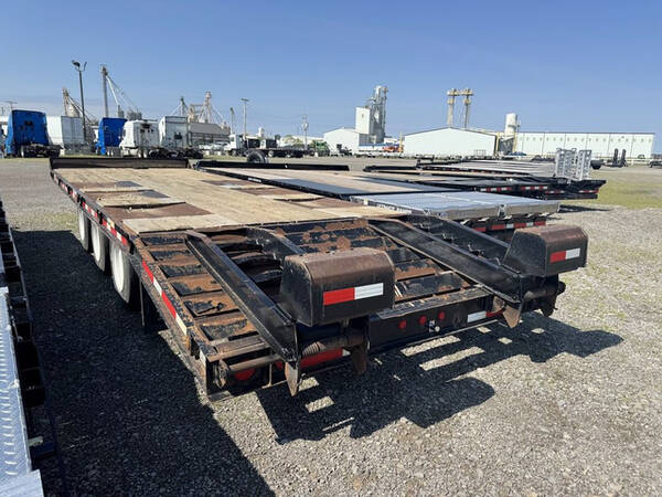2008 Trail King 8.5'x23'+5' deckover trailer 51.9k air b