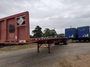 2005 Transcraft 45 FT FLAT WITH FORK-LIFT PKG