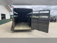 2027 Valley 16'x6' bp steel stock trailer charcoal