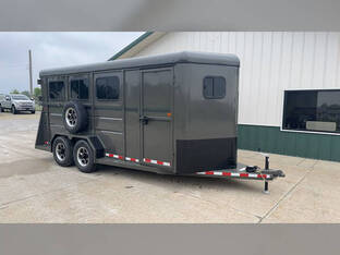 2027 Valley 6.5'X18' 7K Thoroughbred 3 Horse Trailer