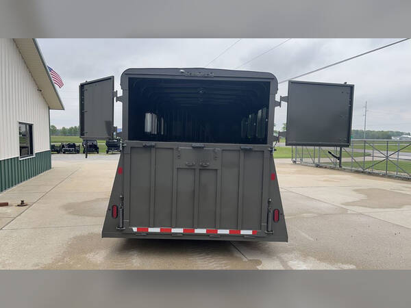 2027 Valley 6.5'x18' 12k thoroughbred 3 horse traile