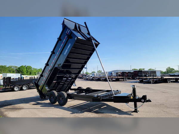 2026 Sure-Trac 7'x16' 14k / 4' high side / tele / 7 ga.