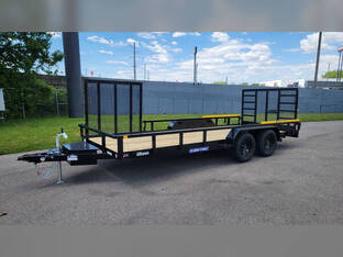 2026 Sure Trac 7'X18' 7K Tube Top / Curbside Gate / Gor