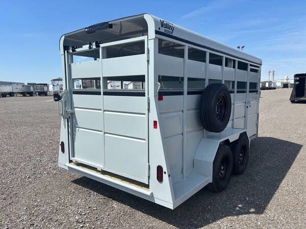 2027 Valley 16'x6' bp steel stock trailer