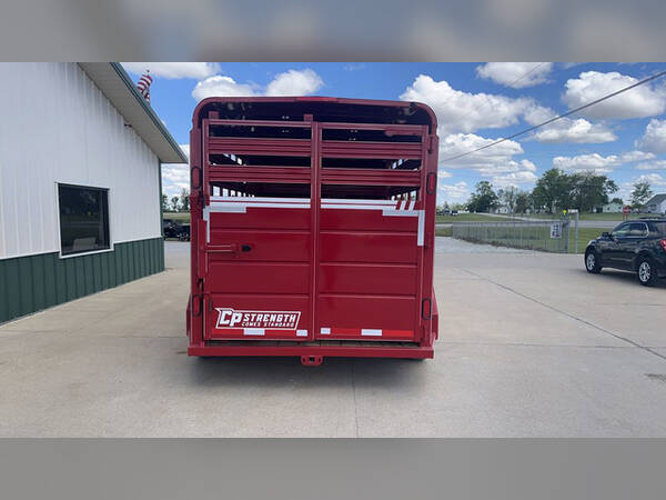 2026 CornPro 7'x16' livestock 12k red w/spare