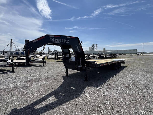 2026 Moritz 8.5'x20'+5' 22.9k gn / deckover trailer