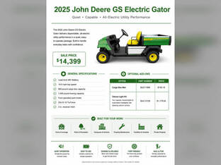 2025 John Deere GS Electric