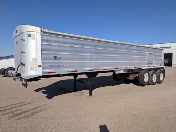 2011 Travis 35ft frameless aluminum end dump