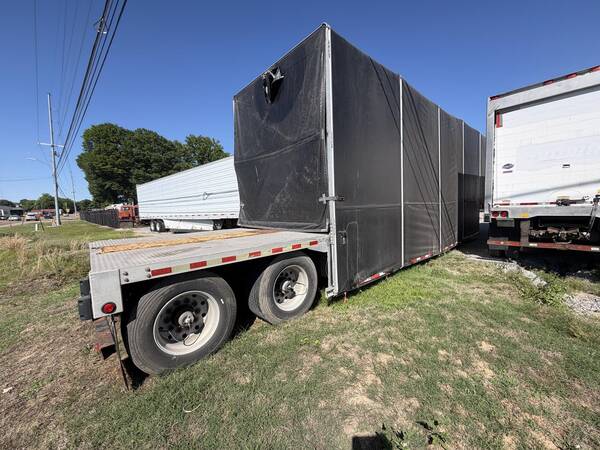 2008 Manac 45 ft glass rack