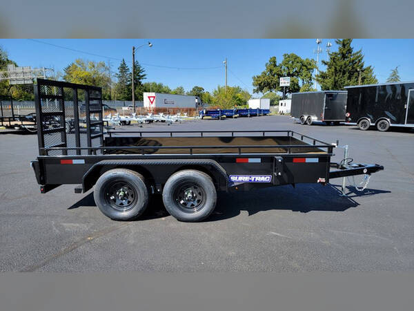 2026 Sure-Trac 7'x12' 7k steel high side utility traile