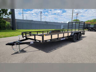 2026 Sure Trac 7'X20' 7K Tube Top Utility Trailer