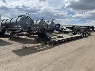 2024 LOAD KING 55 TON LOWBOY W PONY MOTOR, 26' WELL, ME