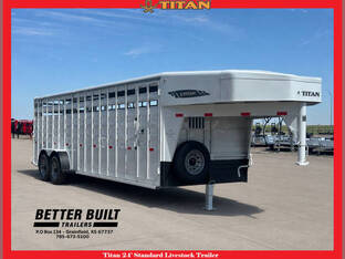 2026 Titan Standard Gooseneck Livestock 24'