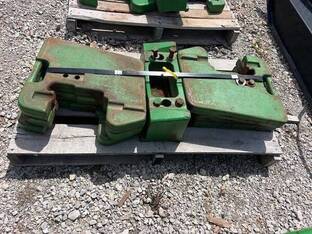 LOT OF JOHN DEERE WEIGHTS