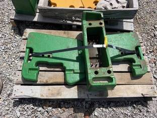 LOT OF JOHN DEERE WEIGHTS