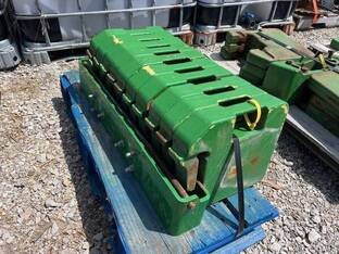 LOT OF JOHN DEERE WEIGHTS