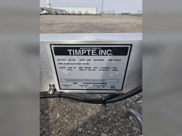 2027 Timpte 7'x18+6' 16k tilt aluminum