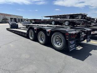 2024 LOAD KING 55 TON RGN LOWBOY, PONY MOTOR, 26' WELL,