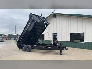 2026 Sure Trac 7'X14' Dump Trailer 14K Tele 3' High Sid