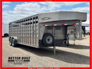 2026 Titan Standard Gooseneck Livestock 24'