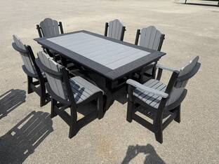 AMISH FURNITURE DINING TABLE SET