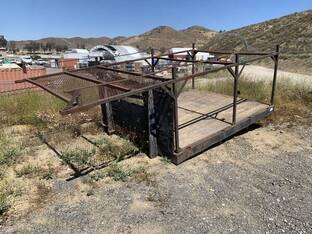 108IN X 86IN FLATBED TRUCK BODY W/OVERHE