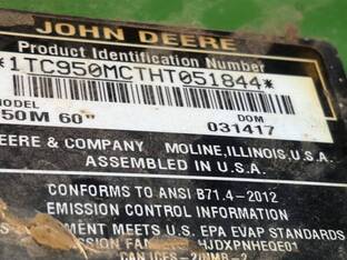 2017 John Deere Z950M