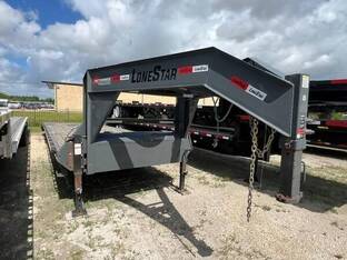 2023 LONE STAR TRAILER MFG 36X102 DOVETAIL AND RAMPS