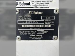 2024 Bobcat T86