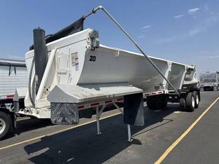 2021 DURA HAUL 34' HALF ROUND FRAMELESS END DUMP, HIGH