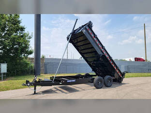 2026 Sure Trac 7'X16' 14K Tele / Solar / Spare / Dump T