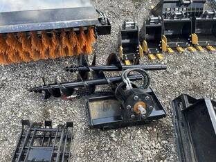 MINI SKID STEER POST HOLE DIGGER
