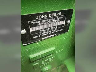 2025 John Deere 8R 410