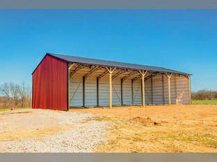 40'x80'x14' 3-SIDED BARN