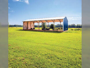 30'x72'x14' PARTIALLY ENCLOSED BARN