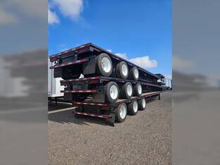 2027 DURA HAUL 48' TRI AXLE DROP DECK, AIR RIDE W REAR