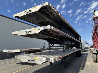 2023 Wabash 48' SPREAD AIR COMBO FLATBED, COIL PACKA