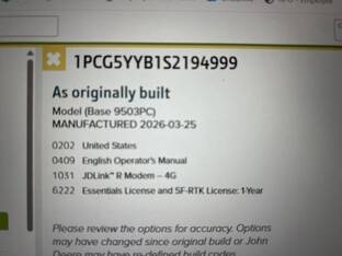 2026 John Deere ESSENSTIALS KIT