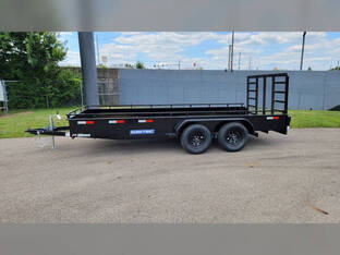 2027 Sure Trac 7'X16' 7K Steel High Side Utility Traile