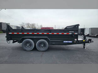 2027 Sure Trac 7'X14' 14K Tele Dump Trailer