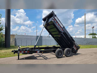 2027 PJ 7'X14' 15.4K Tele Dump Trailer