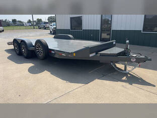 2027 Sure Trac 7'x20' Car Hauler 10K Grey Steel Deck