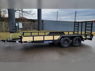 2027 Sure Trac 7'X16' 7K Tube Top Utility Trailer
