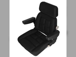 Seat Assembly Fabric Black fits John Deere fits New Holland fits Case fits International fits Massey Ferguson fits Ford fits Case IH fits Allis Chalmers fits White fits AGCO fits Deutz fits Versatile
