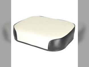 Seat Cushion - Vinyl White/Black fits International Hydro 70 Hydro 86 Hydro 100 504 544 656 666 686 706 756 766 806 826 856 966 1026 1066 1206 1256 1456 1466 1468 1566 1568 2706 2756 2806 2826 2856