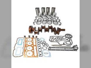 Engine Overhaul Kit with Crankshaft fits Massey Ferguson 165 255 3165 30 40B 50 302 304 3165 30 40B 50 302 304 fits Perkins AD4.203