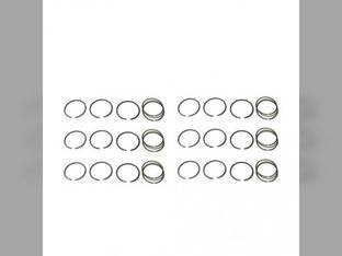 Piston Ring Set - Standard - 6 Cylinder fits Allis Chalmers G2500 180 185 190 fits Oliver 1800 fits Waukesha G283
